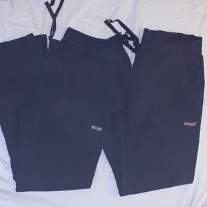 Set of 2 Grey’s Anatomy Navy small Scrub pants